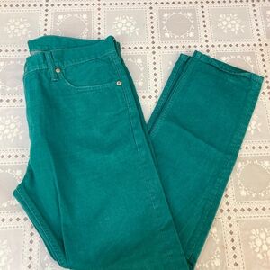Levi's 508 Men's Green Straight Leg Jeans Denim Size 33X30